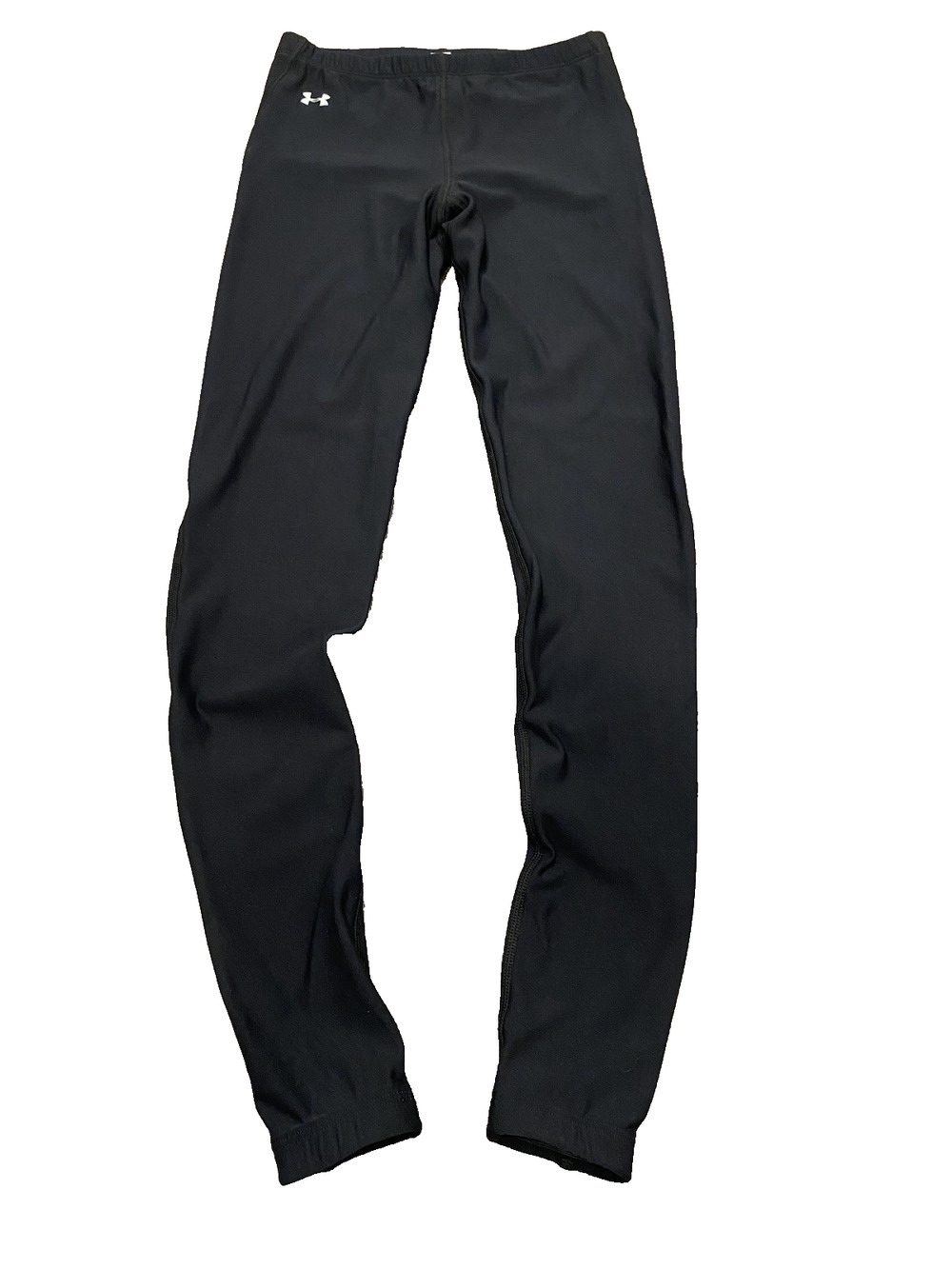 Under Armour Leggings Womens Small Black Sporty Athletic Stretchy Pull On Pants